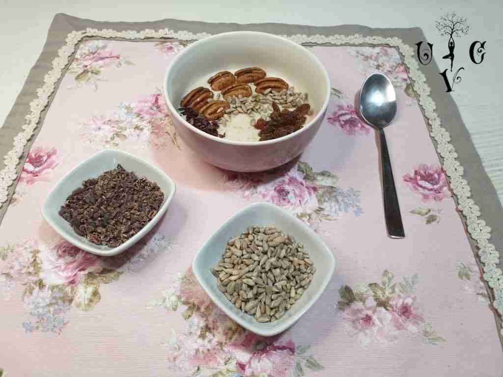 frutta secca e semi oleosi per il porridge