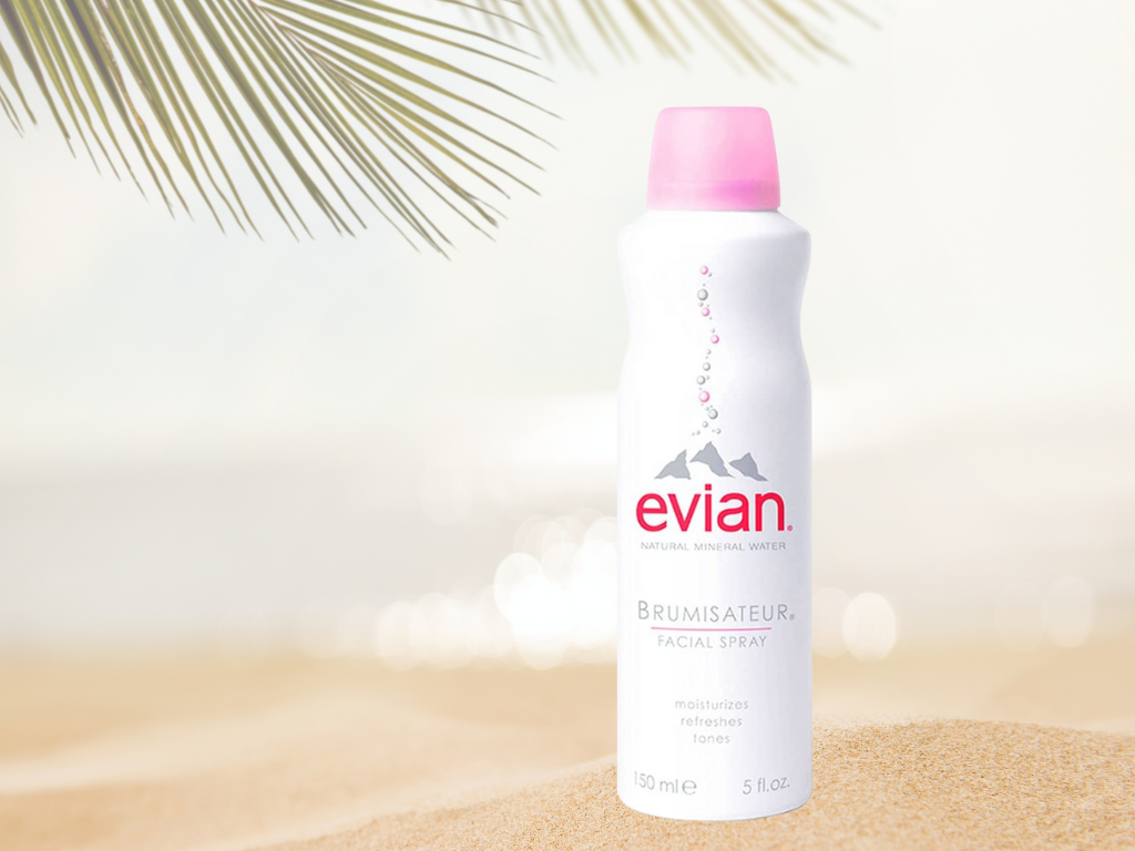 acqua termale spray Evian
