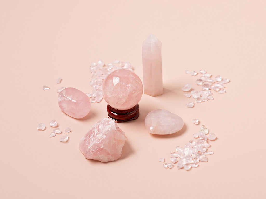pietre di quarzo rosa
