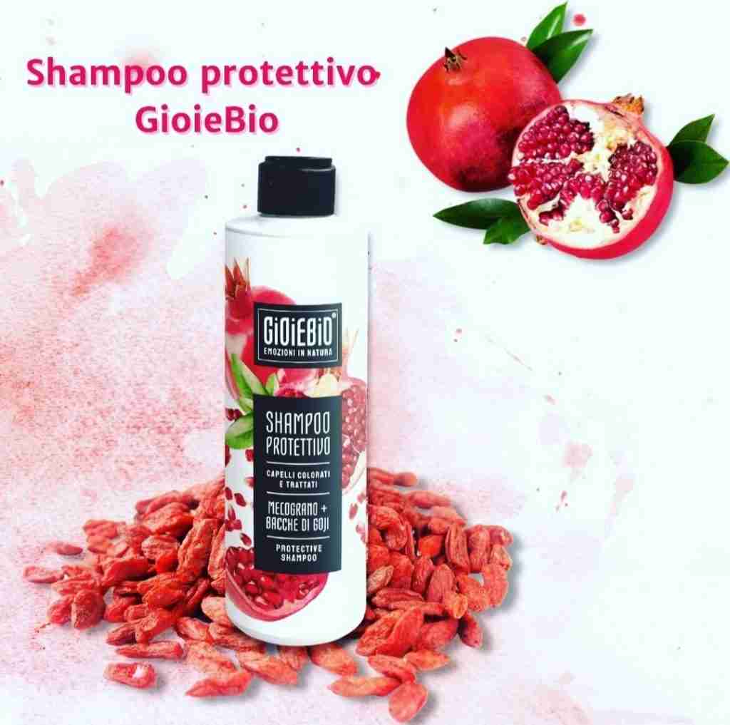 shampoo Gioiebio protettivo biologico al melograno e bacche di goji